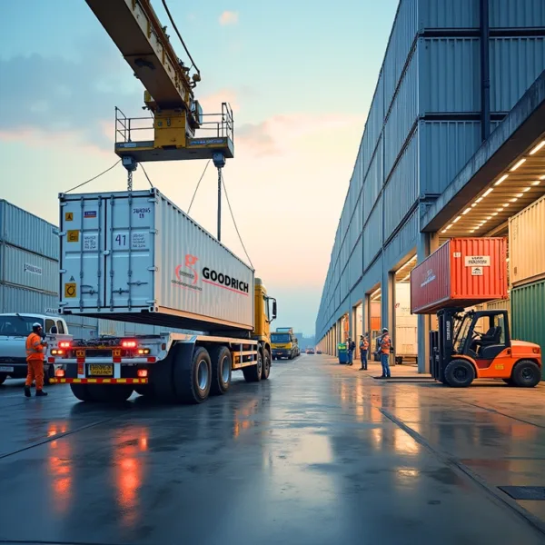Heavy-lift cargo handling with cranes and rigging